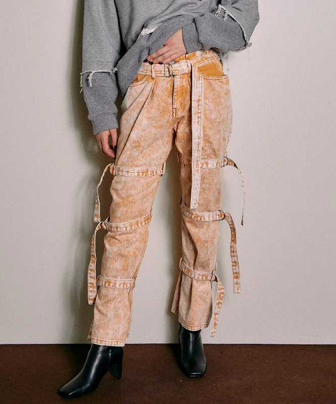 Weekend Bargains to Relish [SALE] Bondage Denim Pants