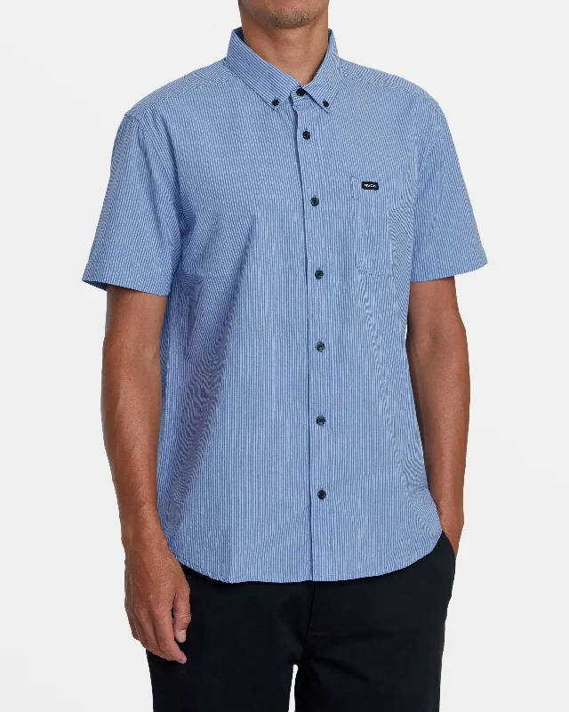 Endless Seersucker Short Sleeve Shirt - Cool Blue