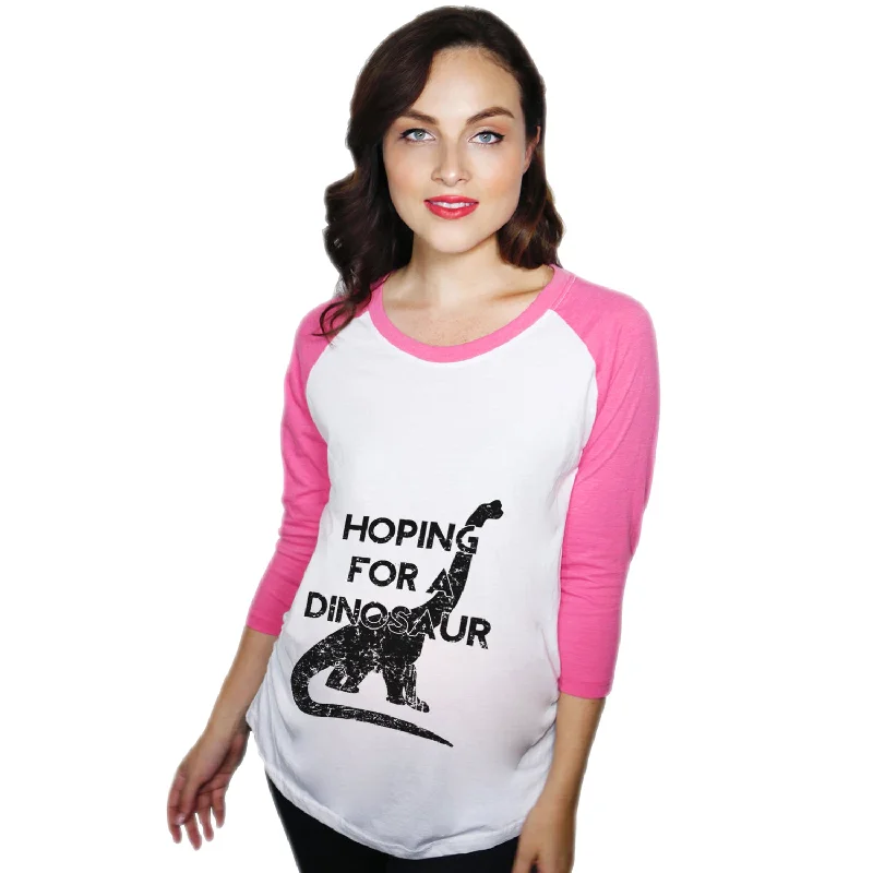 Early Access Hoping For A Dinosaur Maternity Raglan