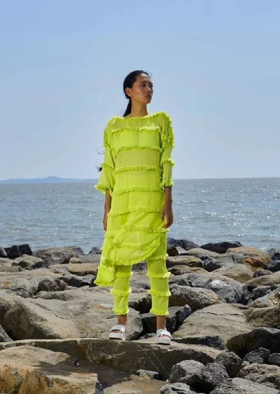 Bonus Offer Neon Green Tassle SE Pants