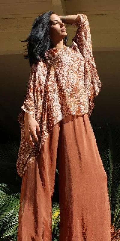 Midnight Madness Seta Paisley Print Kaftan