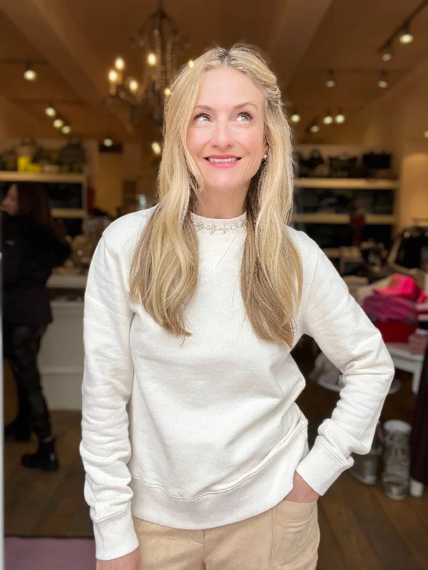 Take Advantage Golden Goose Crystal Neck Sweatshirt