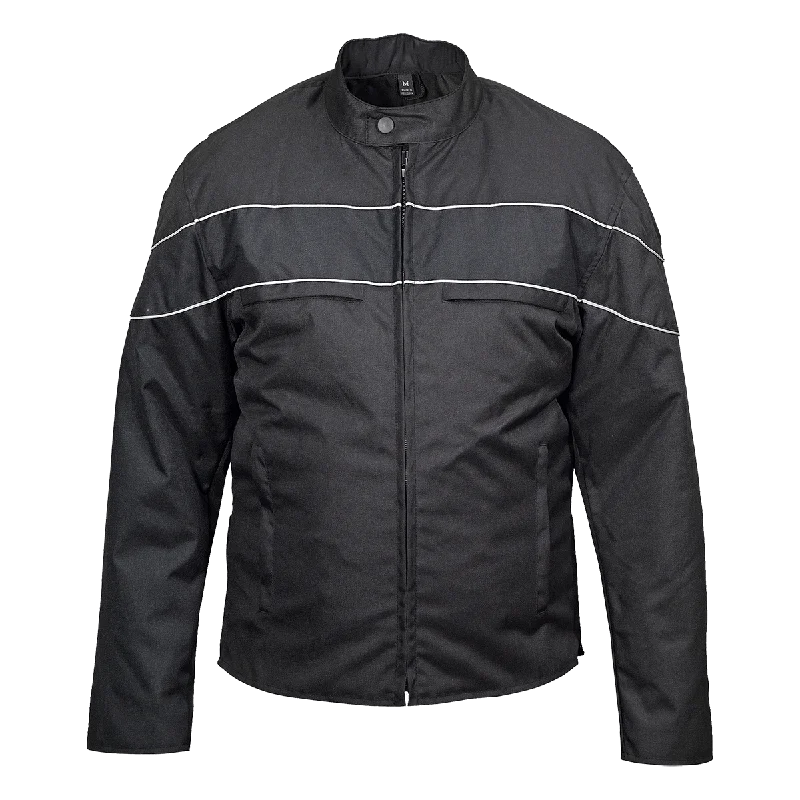 VL1558B Men's Cordura Jacket with Accent Stripe and Reflective Bands