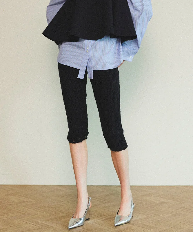 Super Sale Slub Yarn Crush Processing Leggings