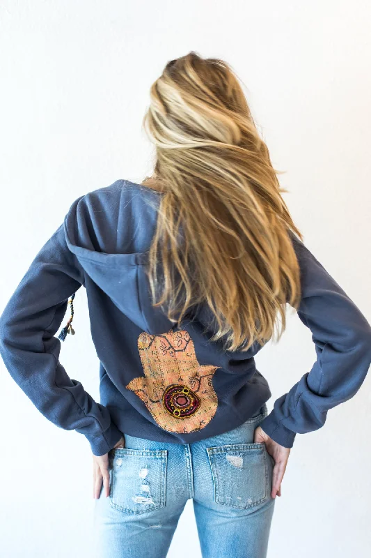 Weekend Offers That Shine Hamsa Hoodie