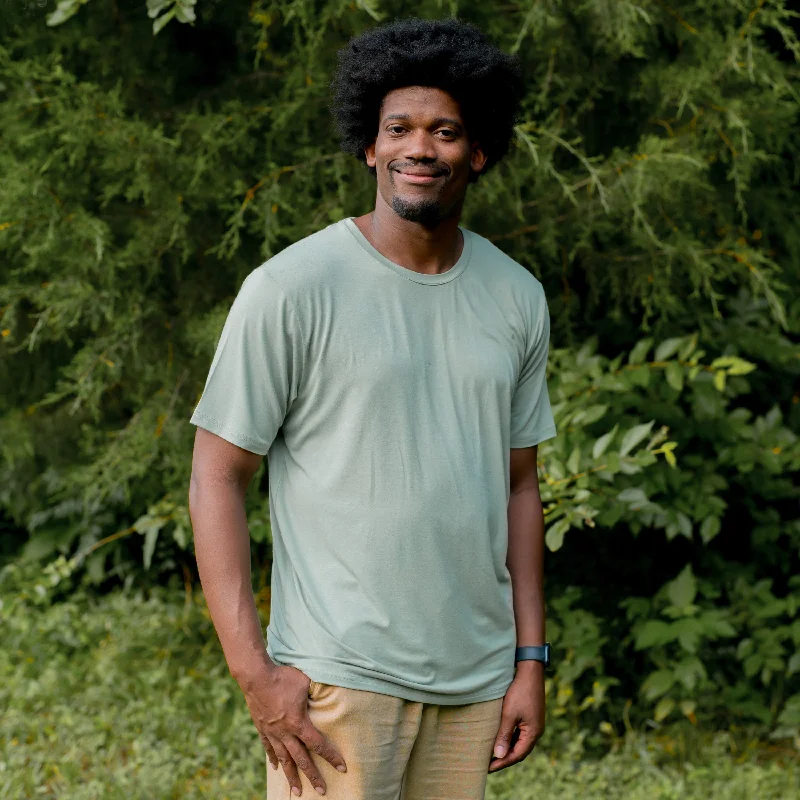 Men's Crew Neck Tee in Thyme