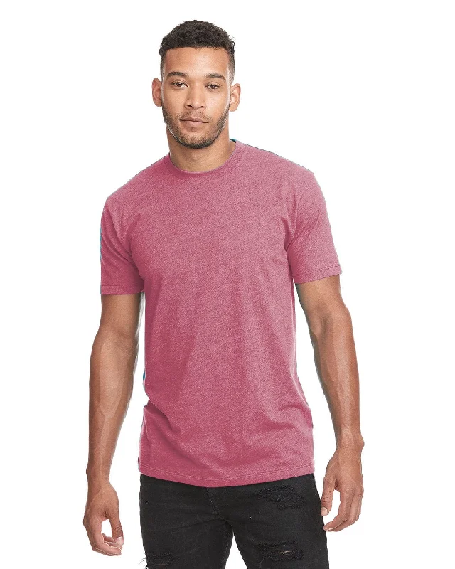 Next Level Mens CVC Crewneck Tee | Heather Mauve