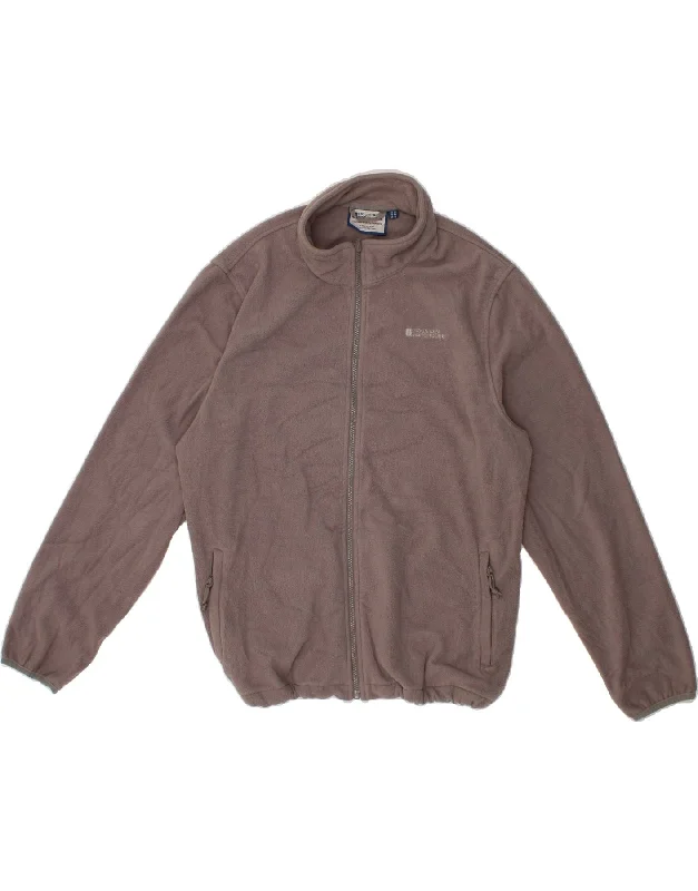 Deal Mania MOUNTAIN WAREHOUSE Womens Fleece Jacket UK 20 2XL Grey Polyester
