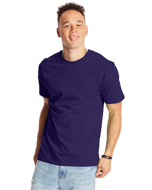 Hanes Beefy-T T-Shirt | Grape Smash