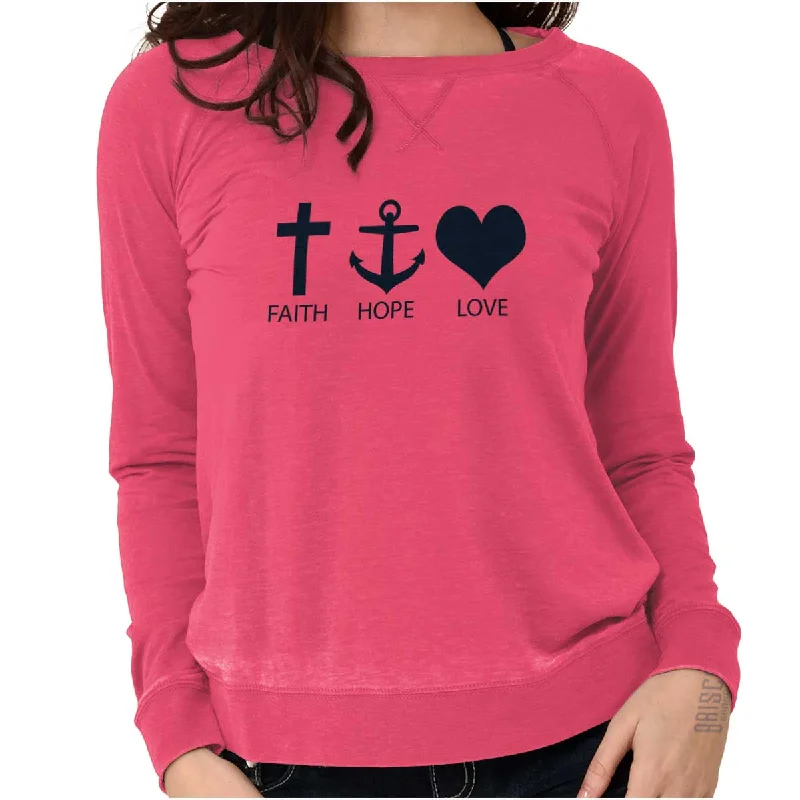Special Discount Faith Anchor Love Vintage Fashion T