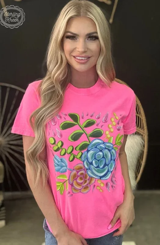 Factory Direct Sale Feelin' Floral Tee
