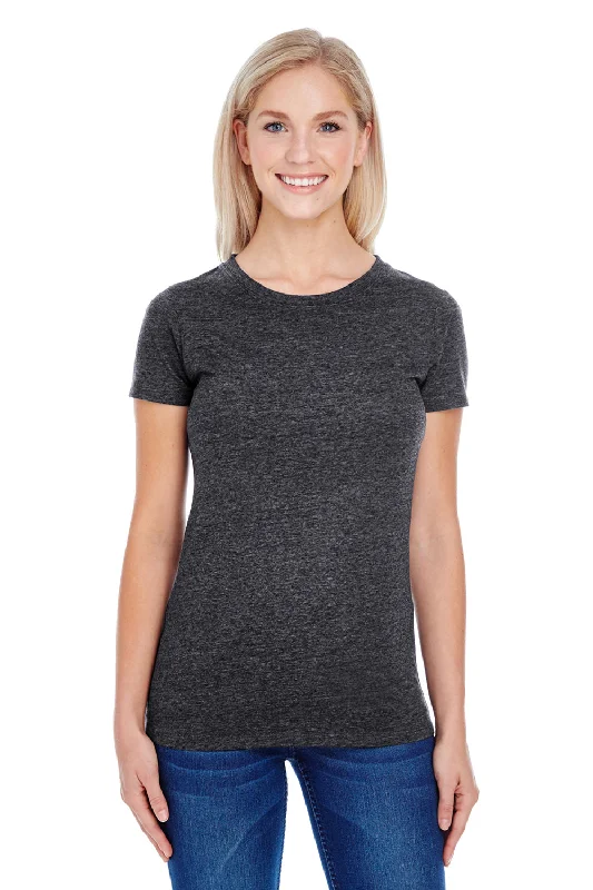 Weekend Deals You Can't Resist Threadfast Apparel Womens Short Sleeve Crewneck T-Shirt - Black