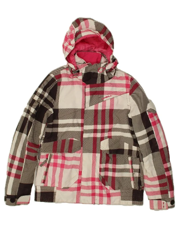 Weekend Deal O'NEILL Womens Hooded Windbreaker Jacket UK 16 Large Multicoloured Check Weekend Deal O'NEILL Womens Hooded Windbreaker Jacket UK 16 Large Multicoloured Check