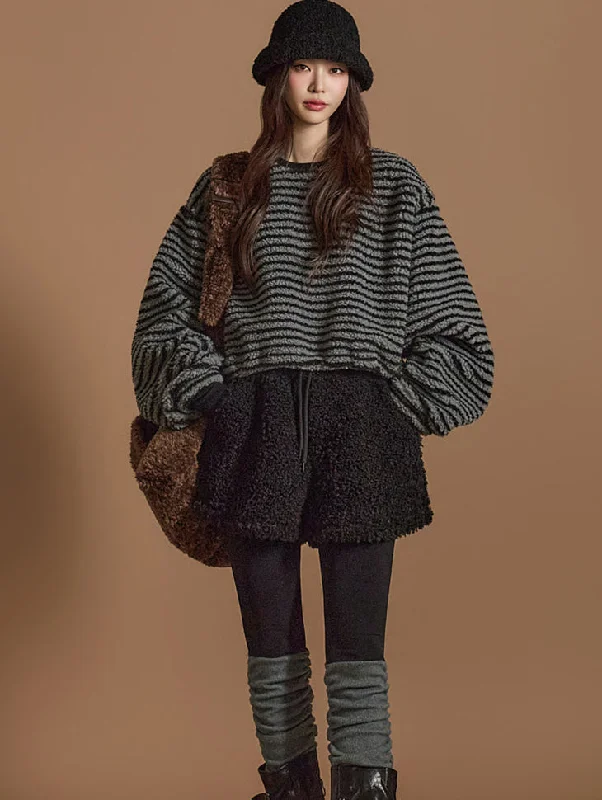 Discount Mania E3661 Bouclé Sweatshirt