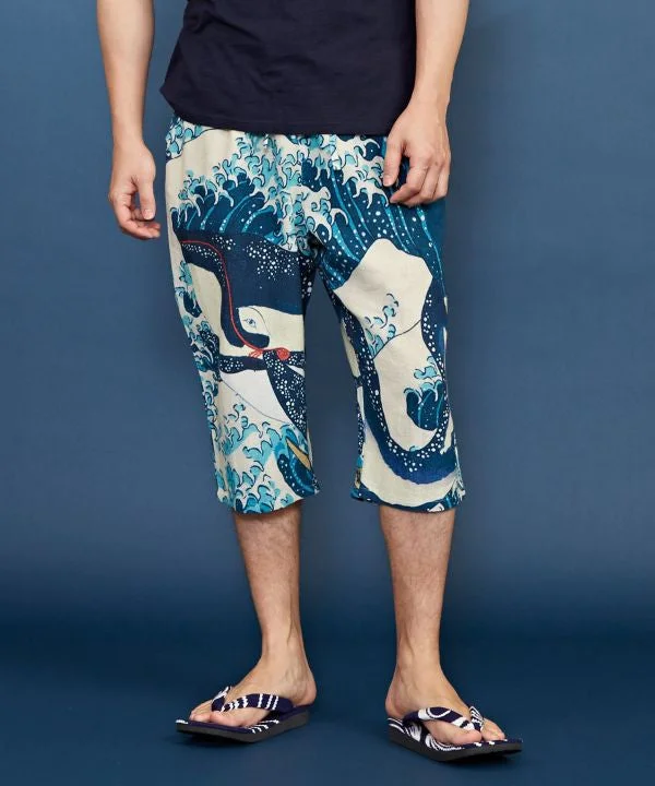 Huge Discounts UKIYOE Printed SUTETEKO Pants