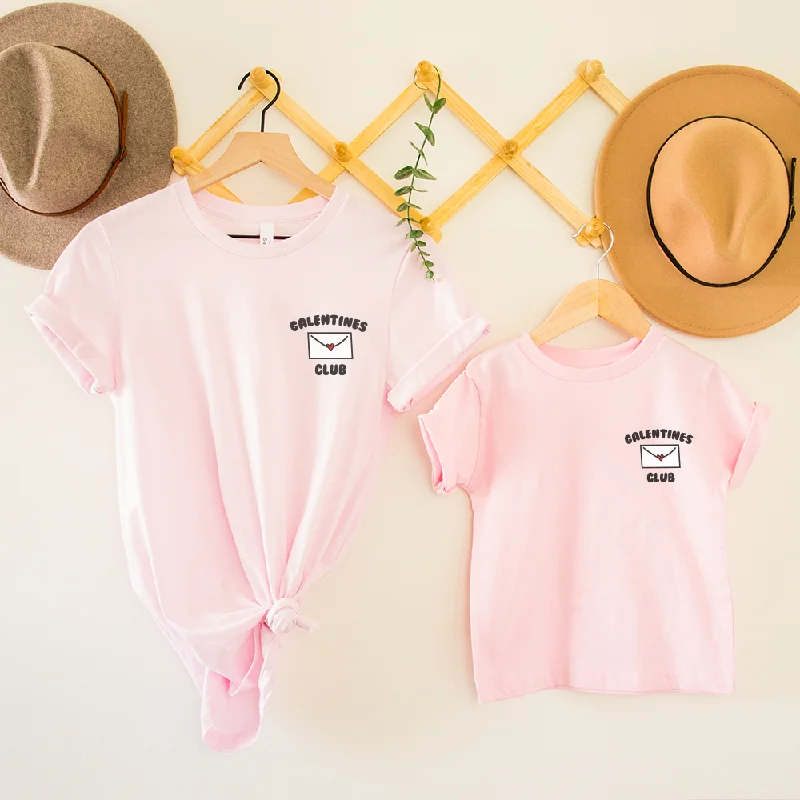 Epic Deals Galentines Club Matching Pocket Logo T-shirts