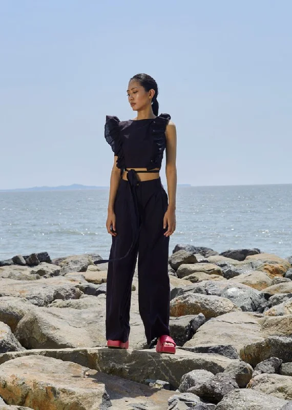Can't Resist Black High-Waisted Trouser