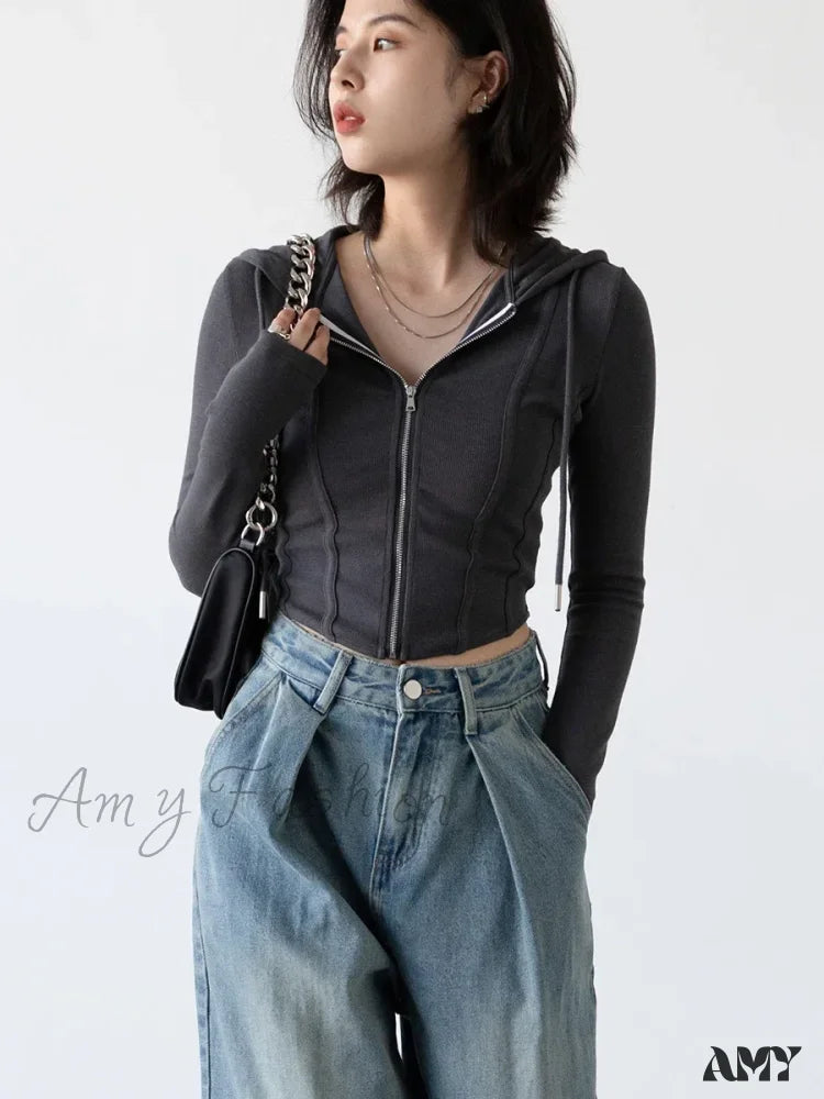 Savings Spectacular Slim Long Sleeve Solid Casual Comfortable Stylish Elegant Chic Hoodies
