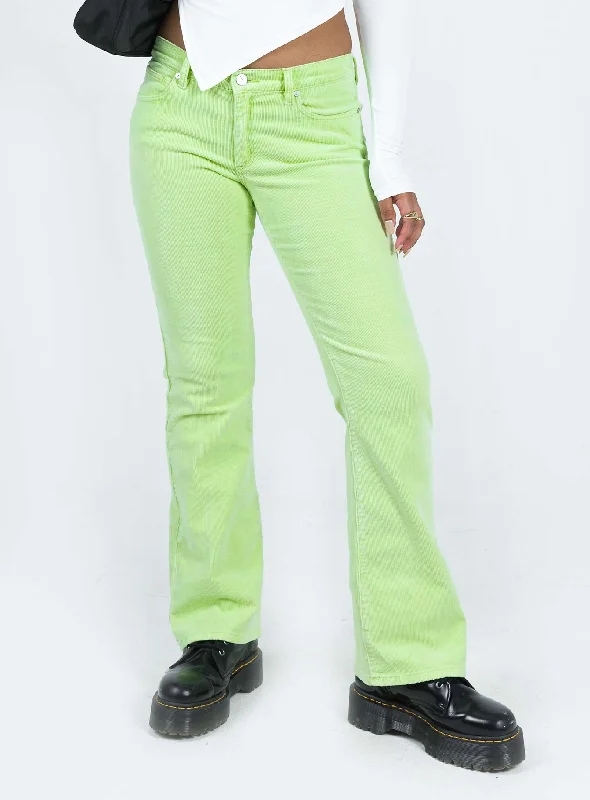 Discount Mania Abrand 99 Low Boot Faded Fluro Cord Green