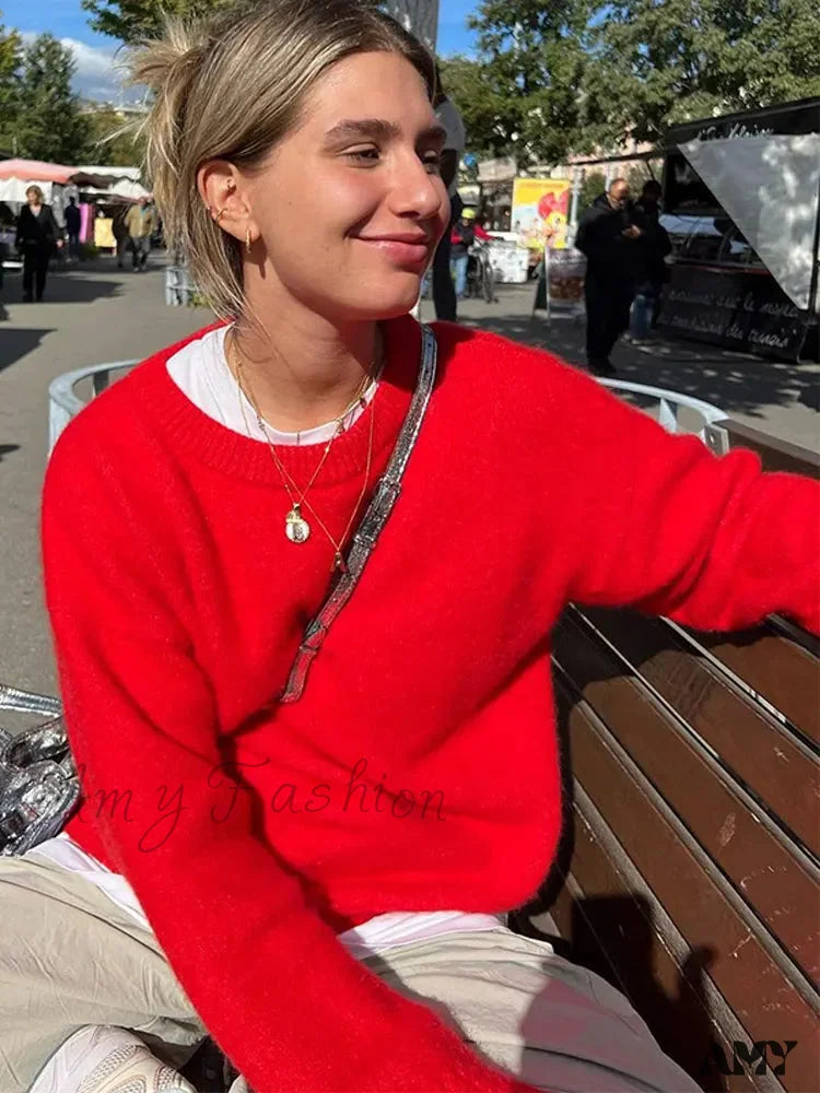 Best Seller Retro Long Sleeve Knitted Christmas Sweater