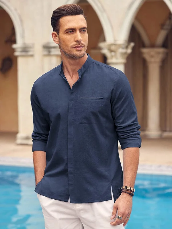 Classic fit Long Sleeve Cotton Shirt (US Only)