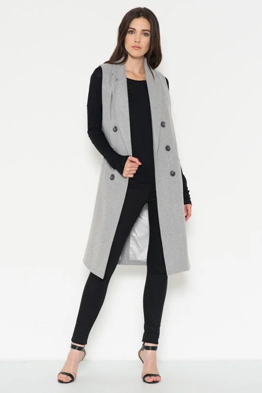 Best Seller Maxi Trench Coat Vest