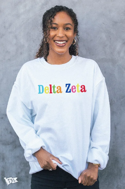 Special Buy Delta Zeta Elementary Crewneck