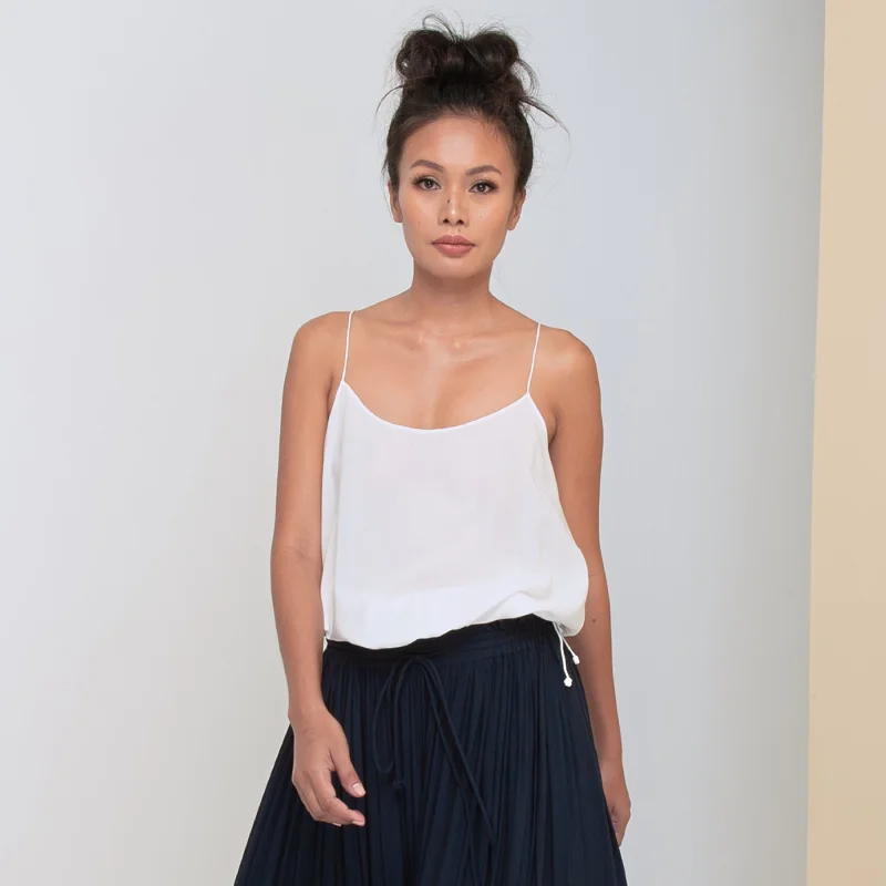 Fantastic Deals RINKI STRING CAMISOLE - Rayon Voile | Off White