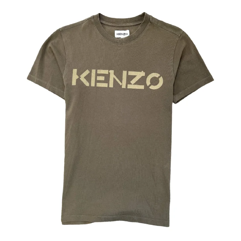 Men's Logo T-Shirt Khaki Size XS