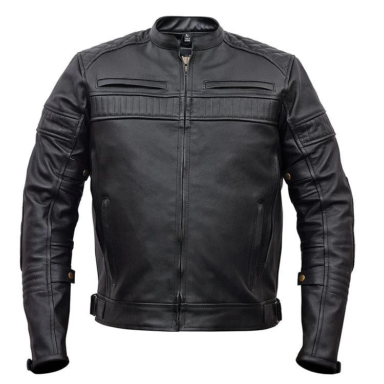 VL513 Vance Leather Men's Padded/Vented Scooter Jacket