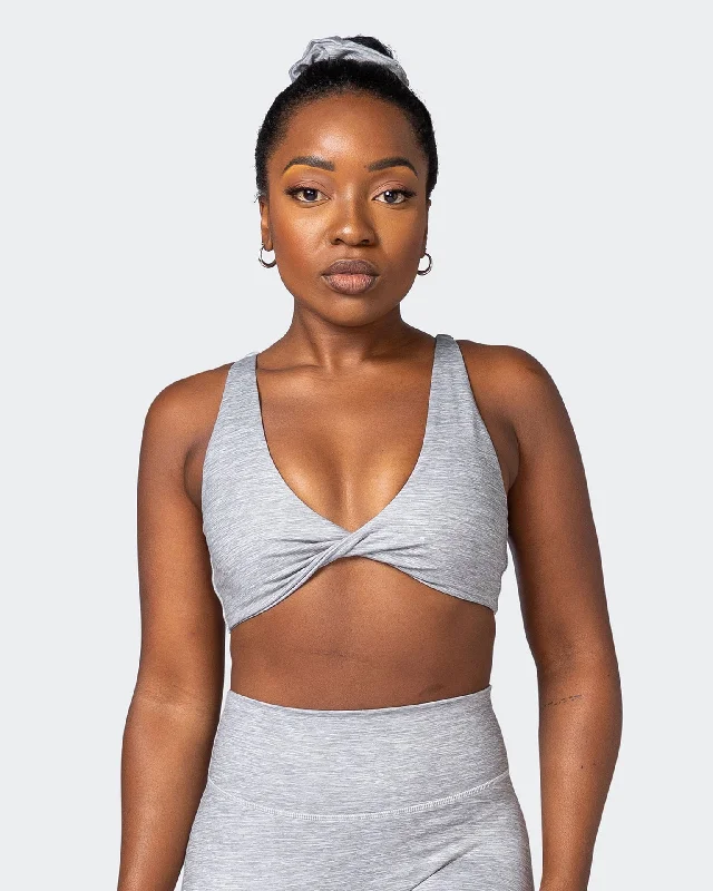 Weekend Savings Fiesta Demi Bralette - Quiet Grey Marl