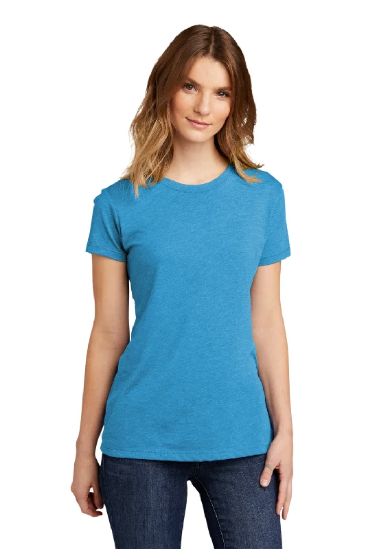 Can't Miss Next Level Mens Jersey Short Sleeve Crewneck T-Shirt - Vintage Turquoise Blue - Closeout