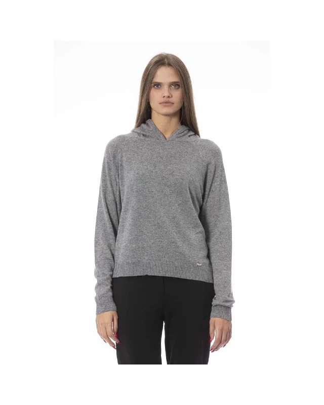Huge Discounts Baldinini Trend Women's Gray Viscose Sweater - M