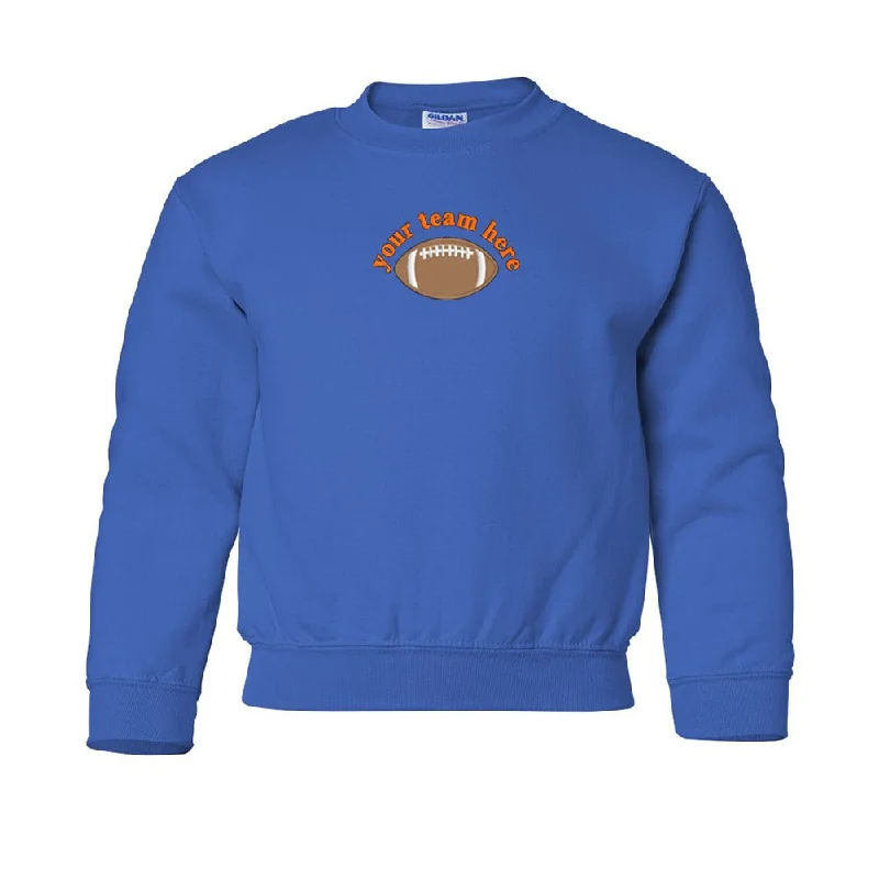 Lowest Rates Kids Make It Yours™ Football Gameday Crewneck Sweatshirt
