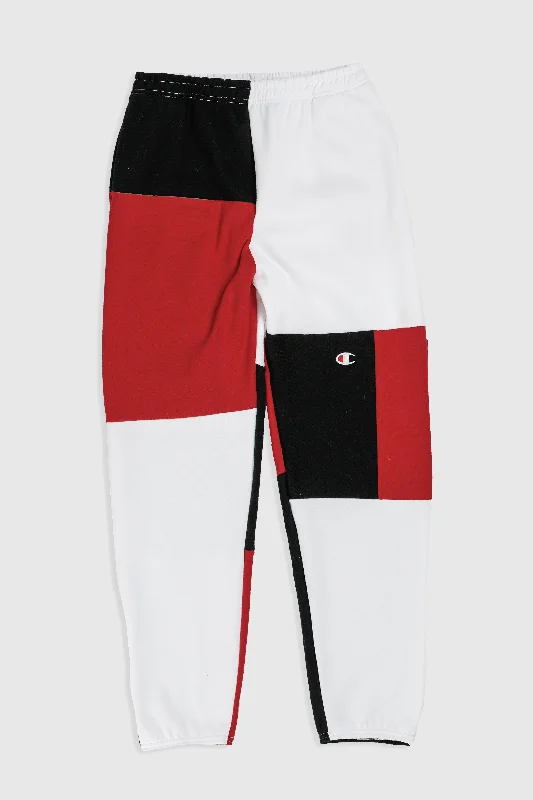 Instant Savings Unisex Rework Champion Patchwork Sweatpants - M