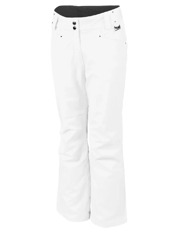 The Best Deal Karbon Pearl II Short Diamond Tech Women's Snow Pants - Arctic White