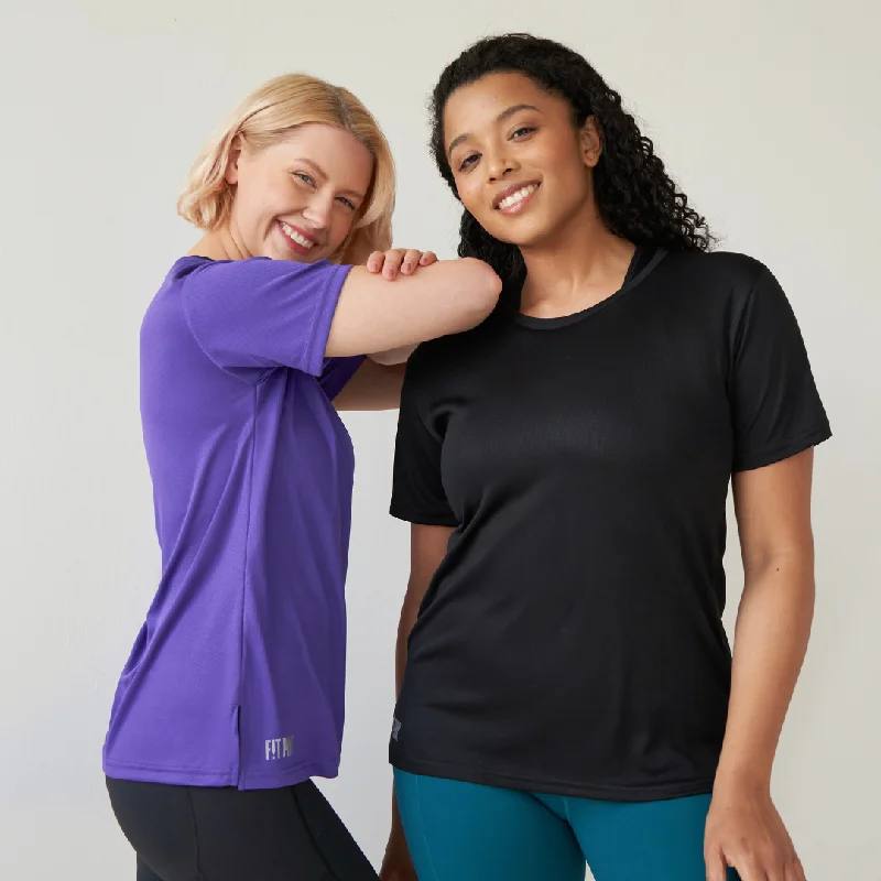 Stock Up and Save Lightweight Sports T-Shirt Purple