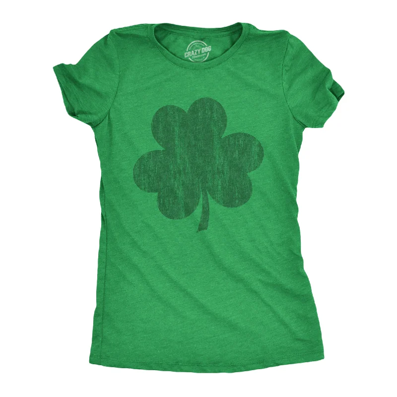Deal of the Day Distressed Clover Women's T Shirt