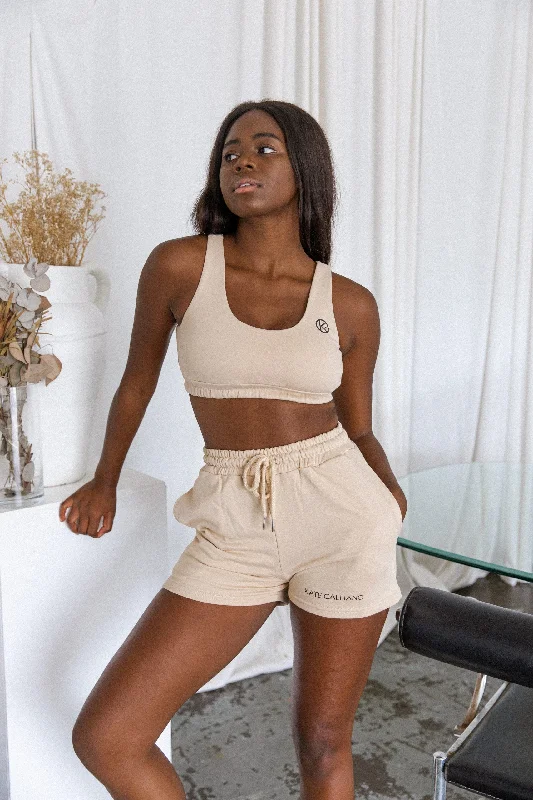 Super Deal KG Lounge Crop Top - Cream