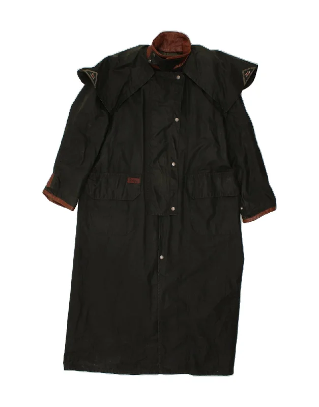 Exclusive Savings TOGGI Womens Waxed Cotton Overcoat UK 14 Medium Black Cotton