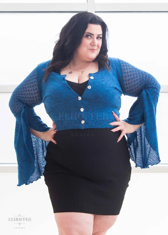 Hot Buy Elven Coronation Cardigan - Enchanted River Blue