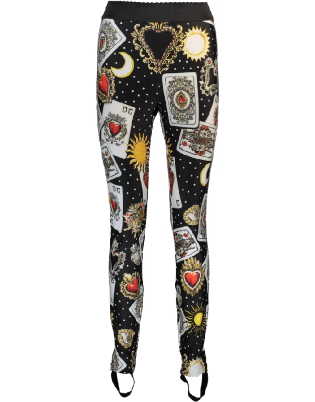 Low Prices Love Deck Print Jersey Legging