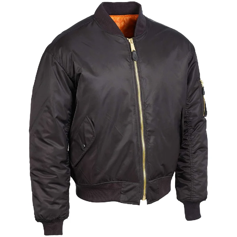 MA1 Bomber Flight Jacket Black