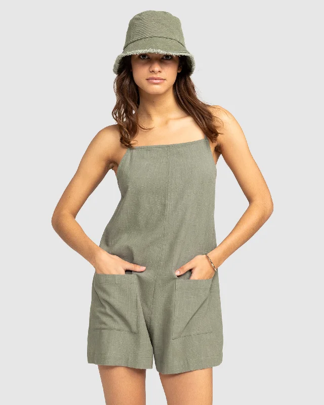 Deal of the Week Womens Lavender Haze Strappy Playsuit