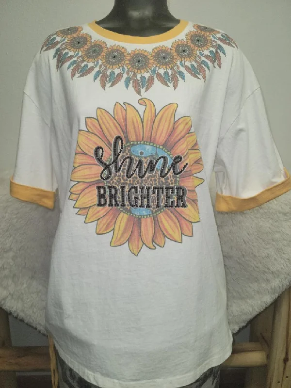 Today’s Deal American Bling Sunflower T-Shirt 2X