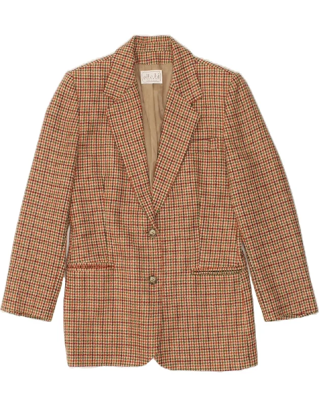 Weekend Offers That Amaze VINTAGE Womens Longline Blazer Jacket IT 42 Medium Beige Houndstooth Weekend Offers That Amaze VINTAGE Womens Longline Blazer Jacket IT 42 Medium Beige Houndstooth