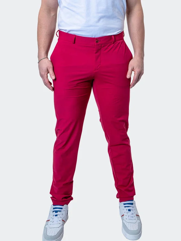 Maceoo Stretch Pant | Pants AllDayBurgundy Red