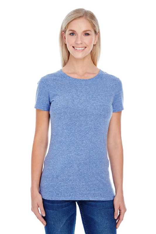 Super Bargain Threadfast Apparel Womens Short Sleeve Crewneck T-Shirt - Navy Blue