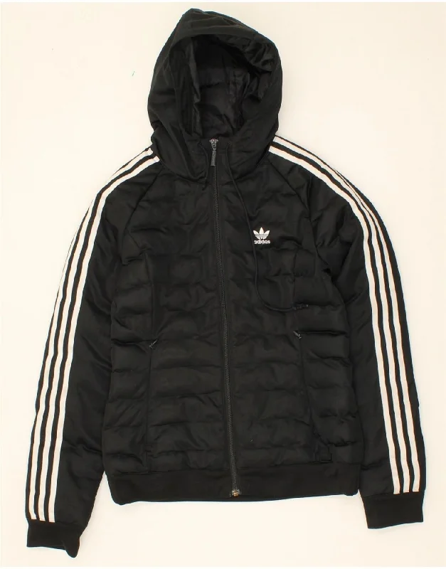 Weekend Savings Fiesta ADIDAS Womens Hooded Padded Jacket UK 10 Small Black Polyester Weekend Savings Fiesta ADIDAS Womens Hooded Padded Jacket UK 10 Small Black Polyester