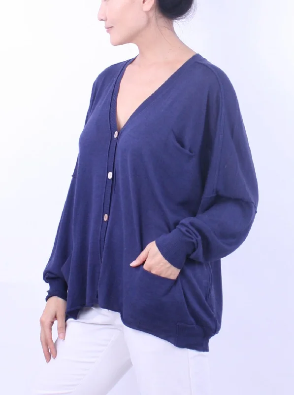 Weekend Specials to Love Silk Slouchy Pocket Cardigan